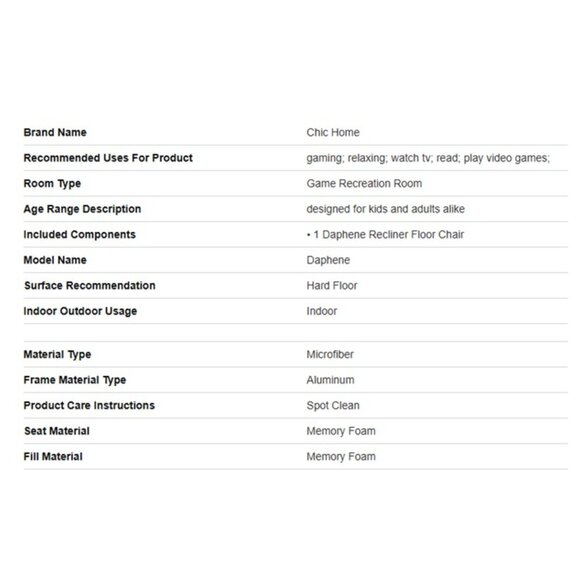 Microfiber Reclining Floor Chair, Gaming Sofa Chair, Adjustable, Cushioned -NEW! - Picture 3 of 9